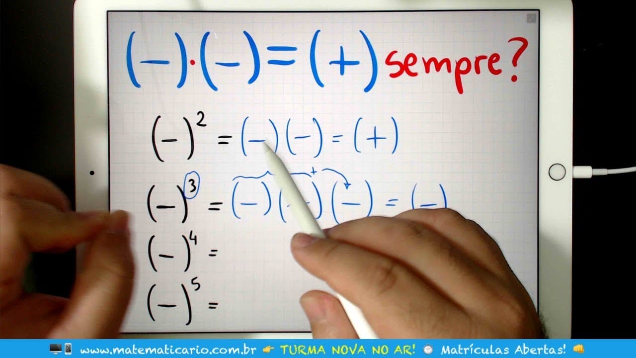 Thumbnail: ⏱ MENOS COM MENOS SEMPRE DÁ MAIS? 👉 Minuto Matemática
