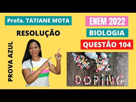 Thumbnail da aula: ✅[ENEM 2022] # BIOLOGIA # QUESTÃO 104 – DOPING SANGUÍNEO: ERITROPOIETINA - Diversas substâncias são