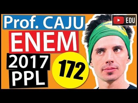 Thumbnail da aula: [ENEM 2017 PPL] 172 📒 LOCALIZAÇÃO Uma pessoa pede informação na recepção de um prédio comercial