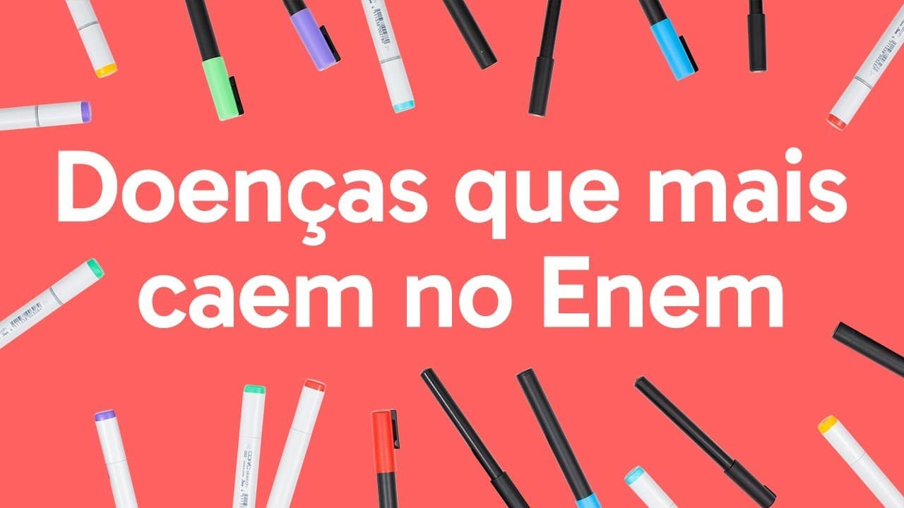 Thumbnail: DOENÇAS QUE MAIS CAEM NO ENEM | QUER QUE DESENHE | DESCOMPLICA