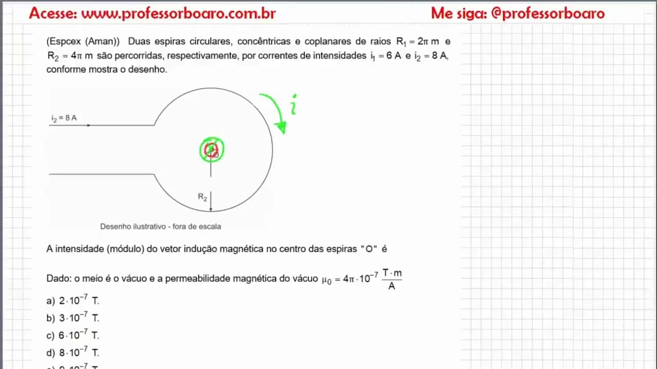 Thumbnail: EXERCÍCIOS PARA REVISÃO DE FÍSICA - Café com o Professor Boaro