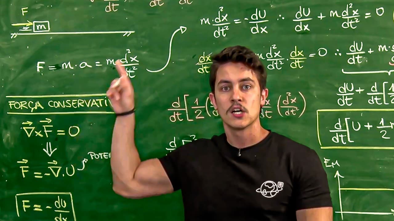 Thumbnail: De onde vem a Lei da Conservação da Energia na FÍSICA?