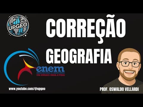 Thumbnail da aula: Correção geografia Enem 2025