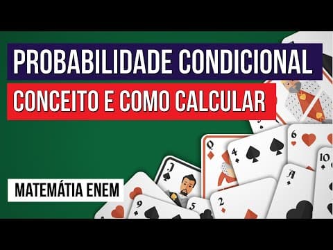 Thumbnail da aula: PROBABILIDADE CONDICIONAL: conceito e como calcular | Matemática para o Enem | Lucas Borguezan