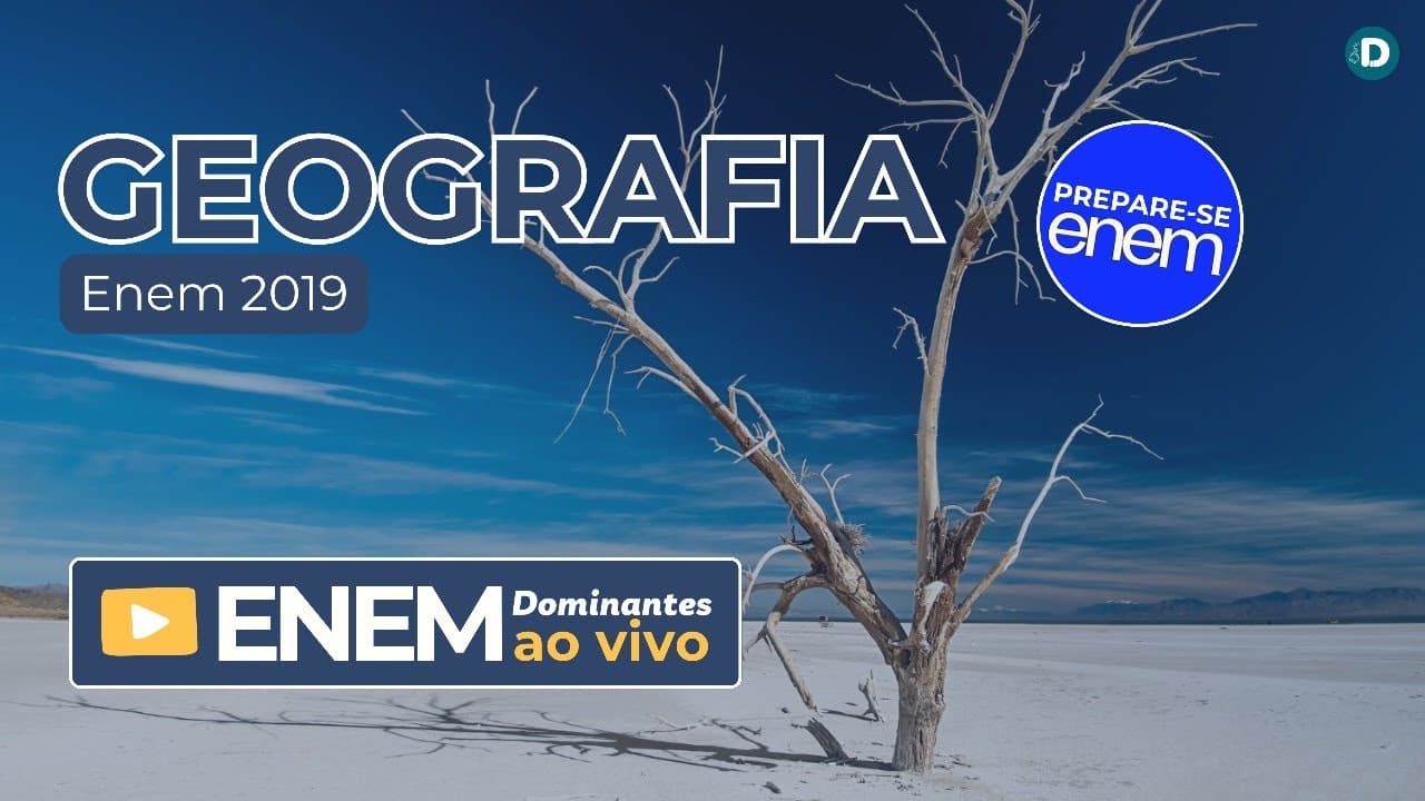 Thumbnail: Geografia Enem 2019 Resolução - Aula ao vivo Preparatório Enem (2025)