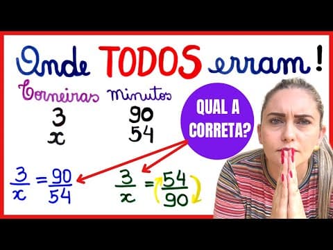 Thumbnail da aula: REGRA DE 3 , ONDE TODOS ERRAM!! FÁCIL, FÁCIL!!!
