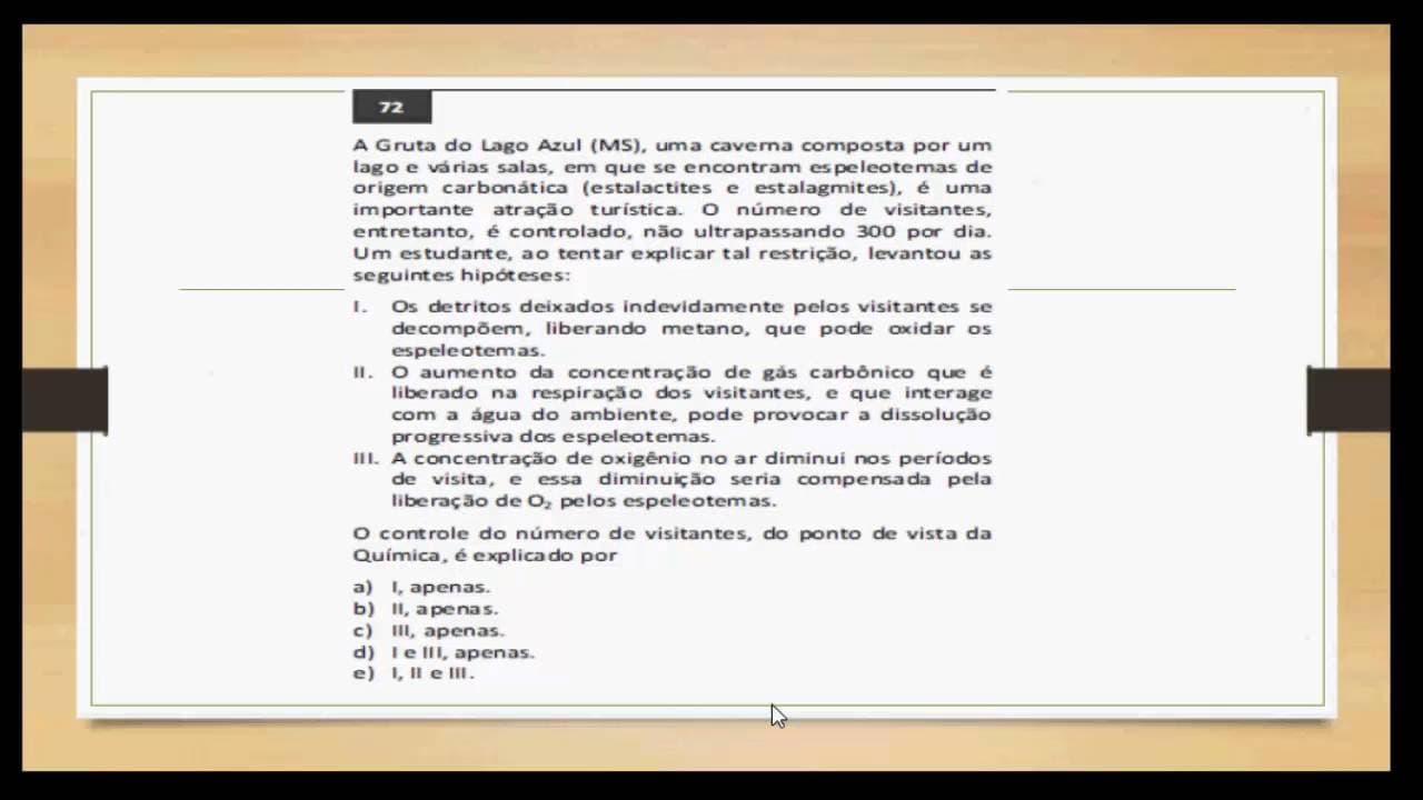 Thumbnail: FUVEST 2015 - QUÍMICA - QUESTÕES 3 e 4- Professor Vinícius - QUÍMICA