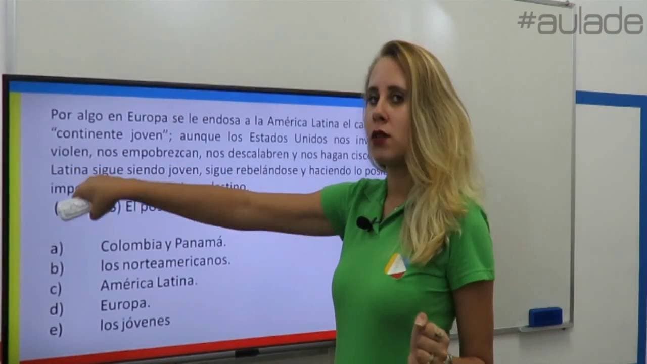 Thumbnail: Espanhol - Resolución de cuestiones: posesivos III