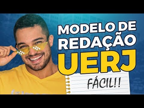 Thumbnail da aula: Estrutura da Redação modelo UERJ fácil - em mapas mentais | PROFINHO