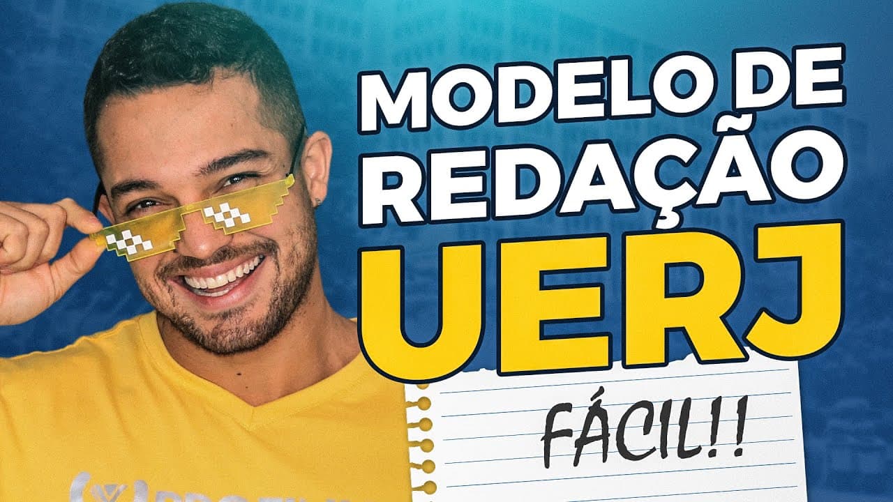 Thumbnail: Estrutura da Redação modelo UERJ fácil - em mapas mentais | PROFINHO
