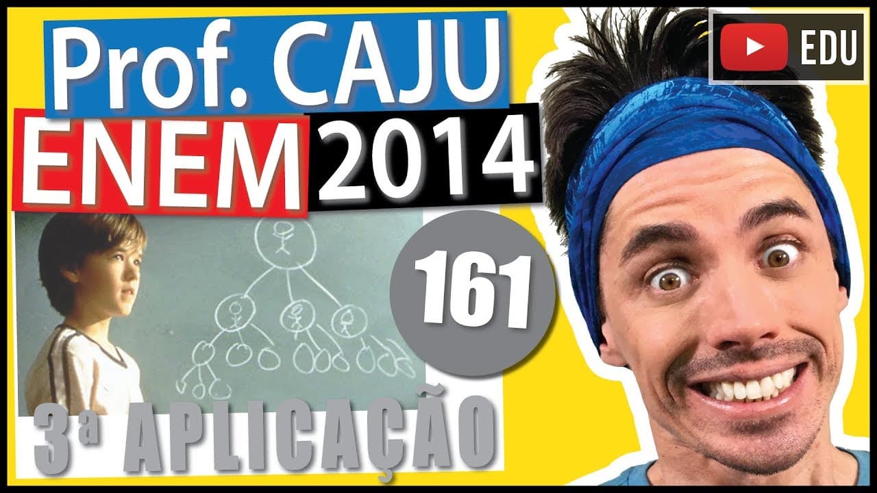 Thumbnail: [ENEM 2014 3Ap] 161 📓 EQUAÇÃO DO 2º GRAU O filme A corrente do bem conta a história de um jovem que