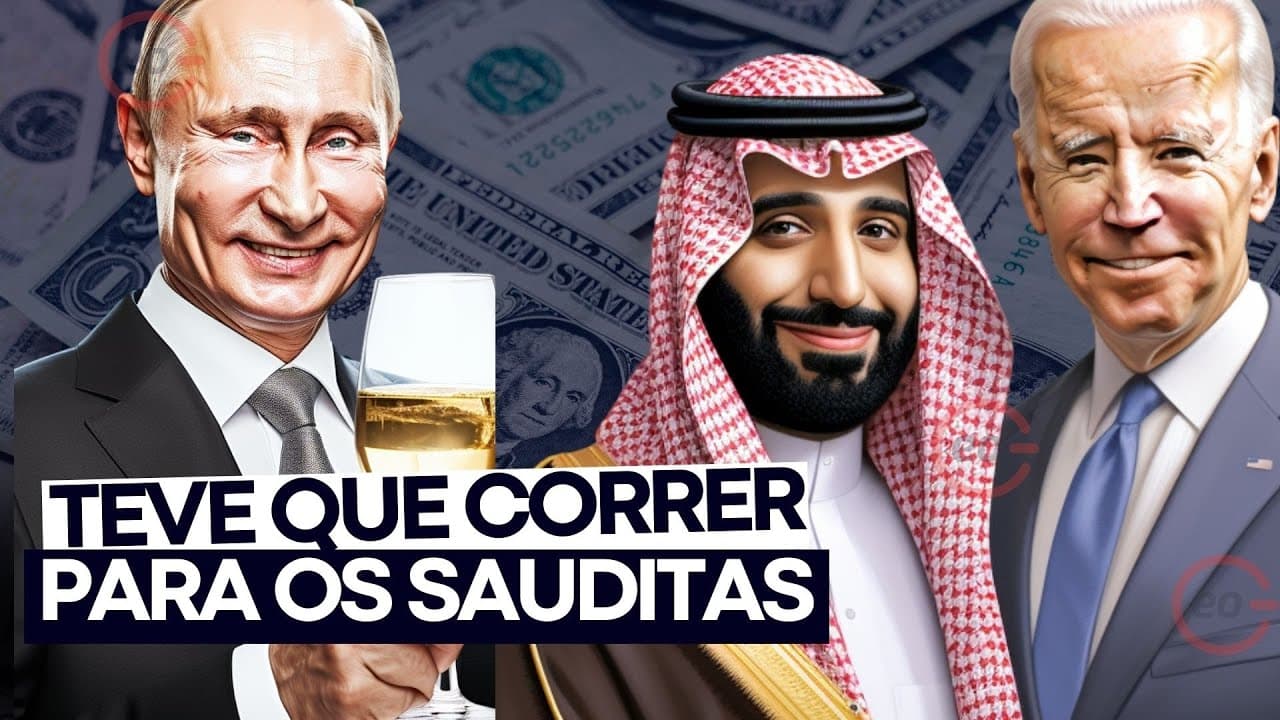 Thumbnail: Joe Biden abandonado e o DÓLAR valendo NADA| Geopolítica