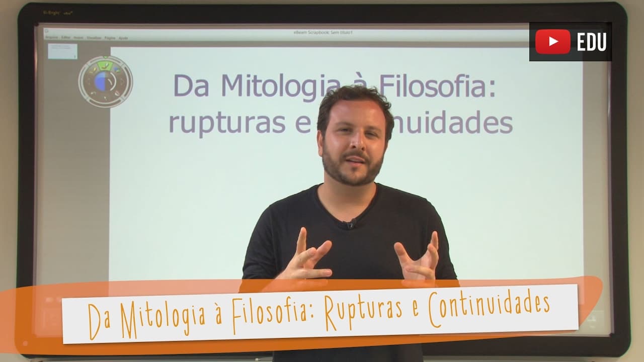 Thumbnail: Videoaulas Poliedro | Da Mitologia à Filosofia: rupturas e continuidades