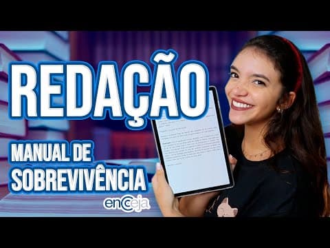 Thumbnail da aula: 🔥 REDAÇÃO DO ENCCEJA: MANUAL DE SOBREVIVÊNCIA! (Débora Aladim)