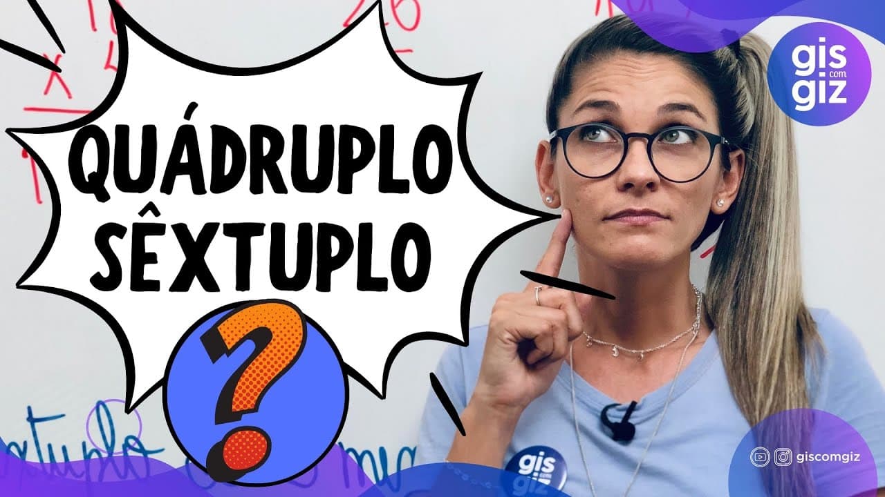 Thumbnail: DOBRO , TRIPLO e QUÁDRUPLO DE UM NUMERO ..