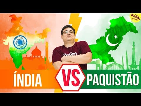 Thumbnail da aula: ÍNDIA vs PAQUISTÃO: ENTENDA O CONFLITO NA CAXEMIRA | Resumo de Geografia para o Enem