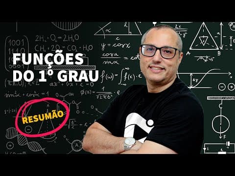 Thumbnail da aula: RESUMÃO: Função de 1º grau | ProEnem