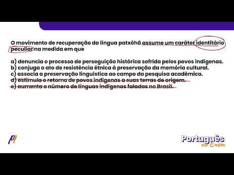 Thumbnail da aula: ENEM 2022 - ESTUDOS DA LÍNGUA | As línguas silenciadas do Brasil. Para aprender a língua de seu...