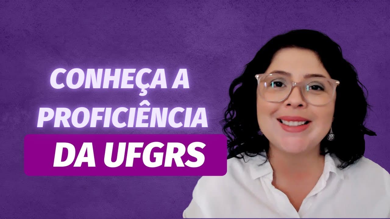 Thumbnail: Proficiência da Universidade Federal do Rio Grande do Sul - UFRGS