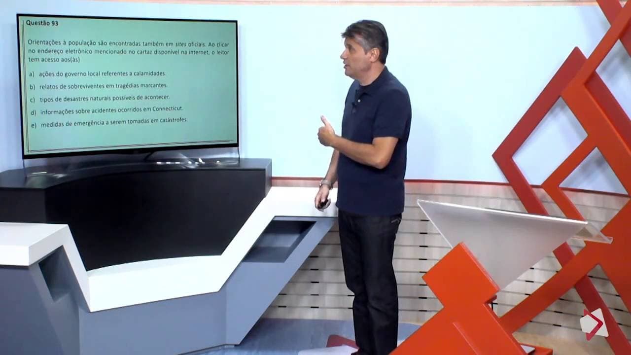 Thumbnail: ENEM 2016 - Questão 93 (Inglês) - Linguagens, códigos e suas tecnologias (ref. prova cinza)