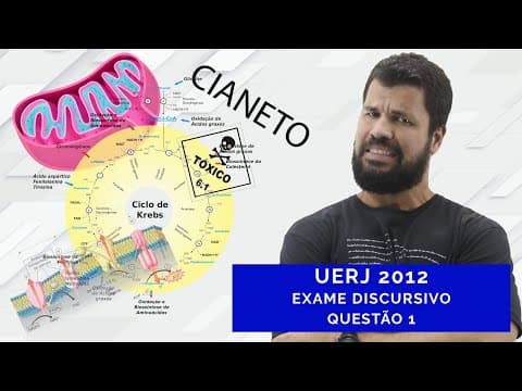 Thumbnail da aula: MÓDULO: BIOQUÍMICA - RESPIRAÇÃO AERÓBICA - RESOLUÇÃO DE QUESTÃO DISCURSIVA - UERJ 2012 - QUESTÃO 1