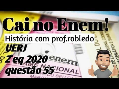 Thumbnail da aula: Cai no Enem: UERJ 2020 - Reforma Urbana