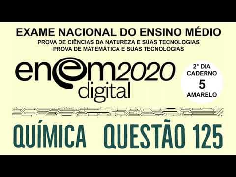 Thumbnail da aula: Enem 2020 | Prova Digital | Questão 125