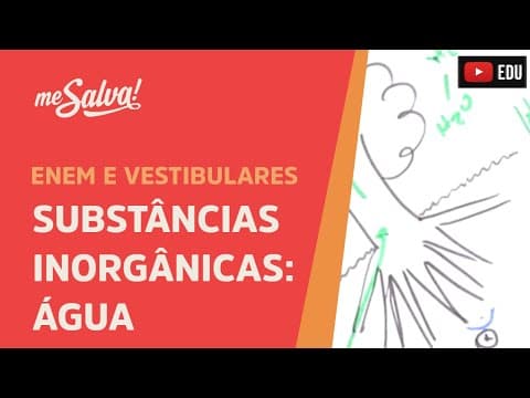 Thumbnail da aula: Me Salva! CIT02 - Citologia - Substâncias inorgânicas: Água