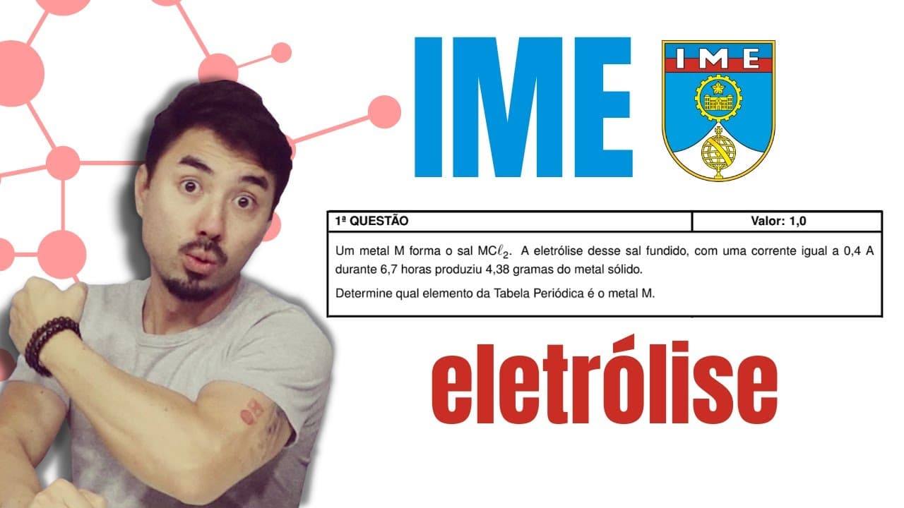 Thumbnail: Questão 1 | IME 2025/2026 | Química