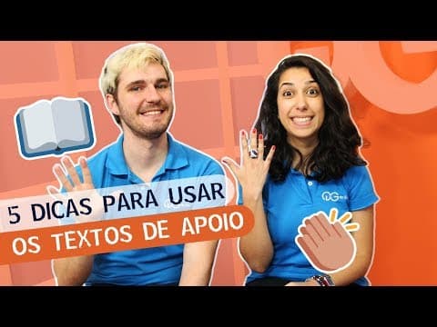 Thumbnail da aula: QGNIANOS: REDAÇÃO ENEM: 5 DICAS DE COMO USAR OS TEXTOS DE APOIO
