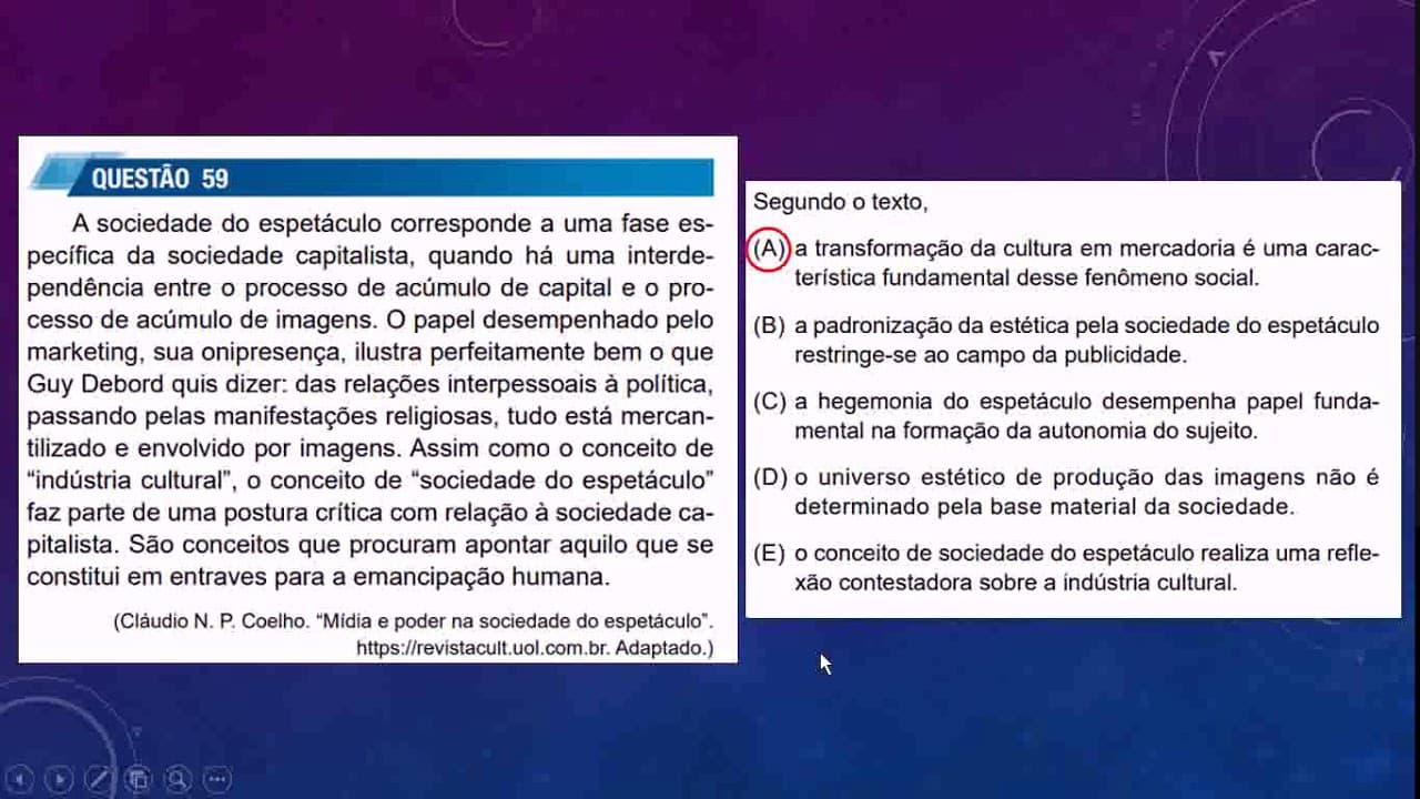 Thumbnail: Vestibular Unesp 2019 Filosofia
