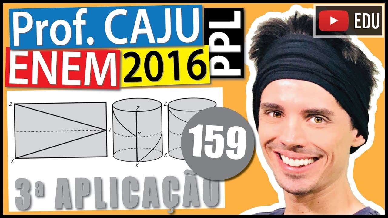 Thumbnail: [ENEM 2016 PPL] 159 📓 VISÃO ESPACIAL Na reforma e estilização de um instrumento de percussão