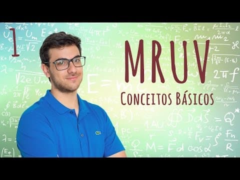Thumbnail da aula: Introdução ao Movimento Retilíneo Uniformemente Variado (MRUV) - EXATAS EXATAS (Aula 1)