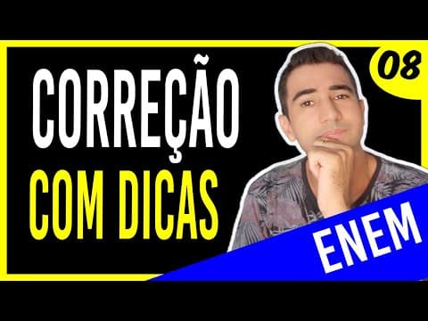 Thumbnail da aula: ENEM 2025 | Quatro candidatos se apresentaram para realizar a prova de um concurso