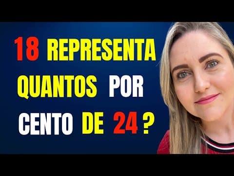 Thumbnail da aula: VAMOS ENCONTRAR A PORCENTAGEM ???  Matemática básica todo dia.📚🚀