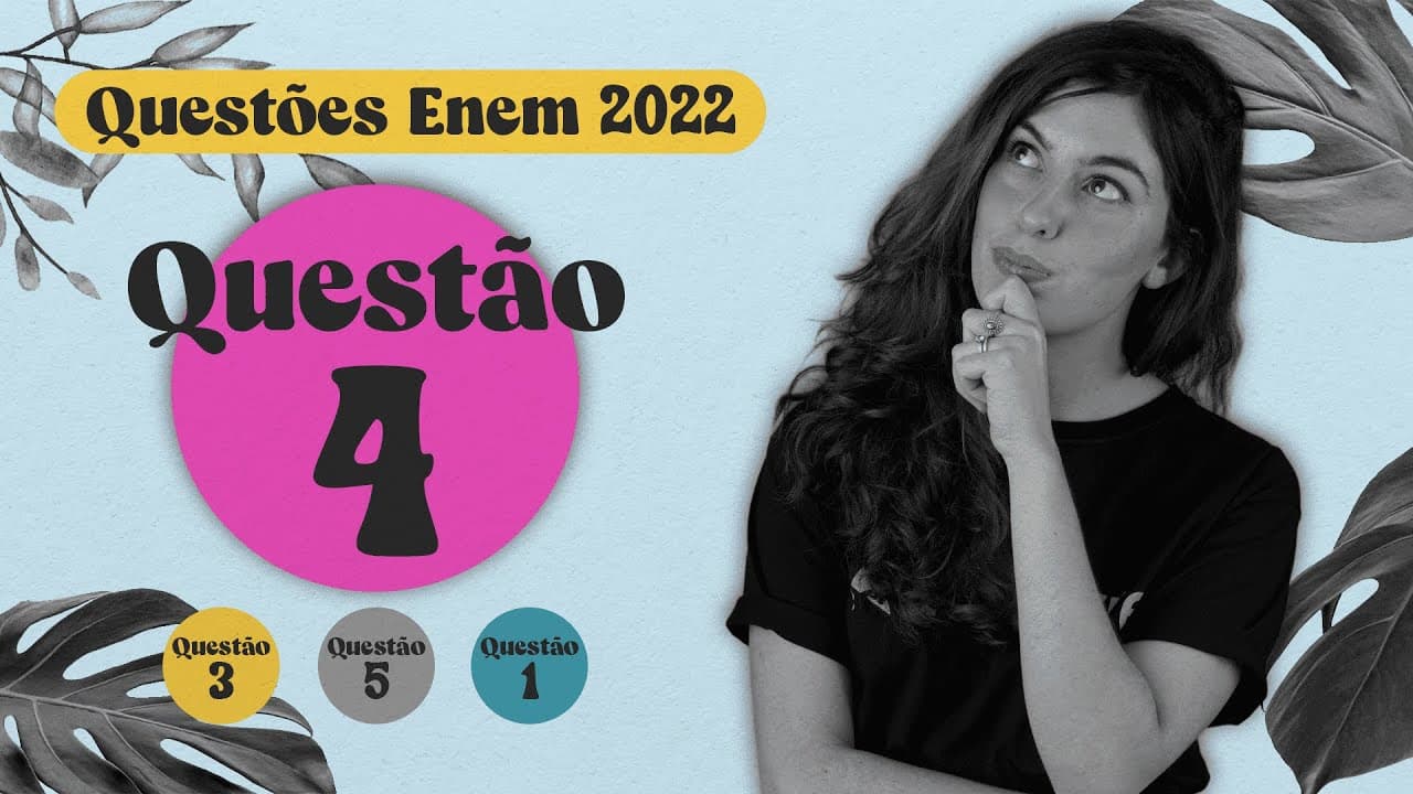 Thumbnail: ENEM 2022 | Diversidade linguística | Questão 4 (espanhol)