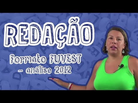 Thumbnail da aula: Português - Formato Fuvest - Análise 2012