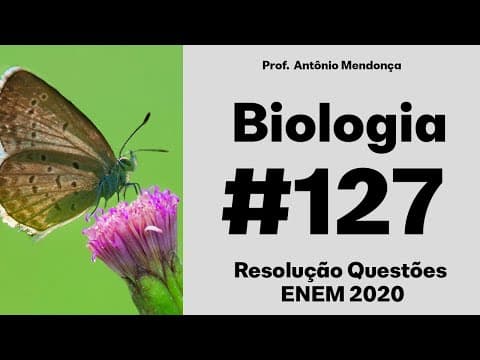 Thumbnail da aula: ENEM 2020 - Plantas pioneiras são as que iniciam o processo natural de cicatrização de uma área