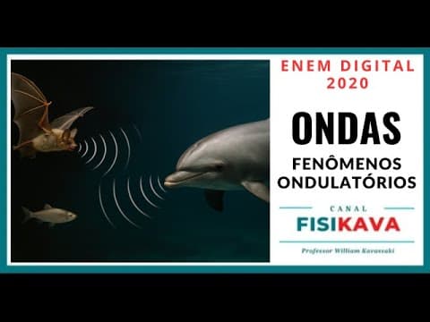 Thumbnail da aula: ENEM DIGITAL 2020 - Para se deslocar e obter alimentos, alguns mamíferos, como morcegos e golfinhos