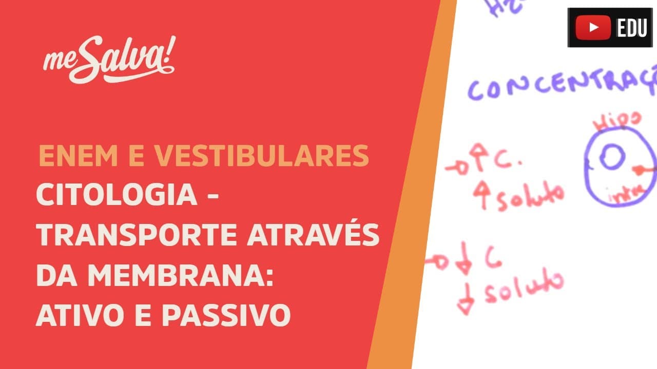 Thumbnail: Me Salva! CIT14 - Citologia - Transporte através da membrana: Ativo e passivo