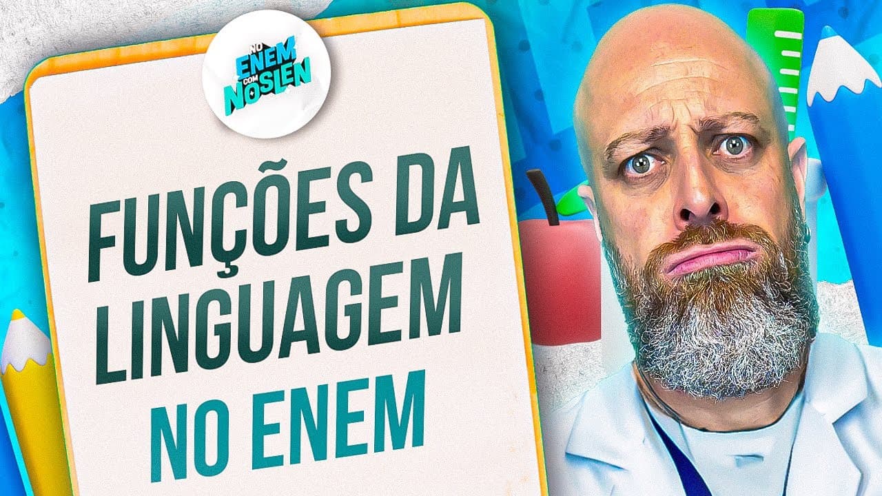 Thumbnail: Enem 2023 | Exercícios de Funções da Linguagem - [Professor Noslen]