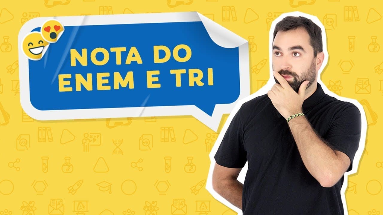 Thumbnail: A nota do ENEM e o TRI - Entenda!