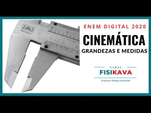 Thumbnail da aula: ENEM DIGITAL 2020 - A resolução de um instrumento de medição é definida como a menor variação de uma