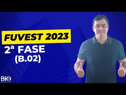 Thumbnail da aula: FUVEST 2023 - 2ª FASE (Questão 02) - Os rins em vertebrados são órgãos