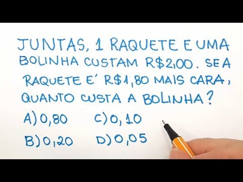 Thumbnail da aula: 🔥 HELP MATEMÁTICA BÁSICA - Desafios - Raciocínio Lógico #11 🔥