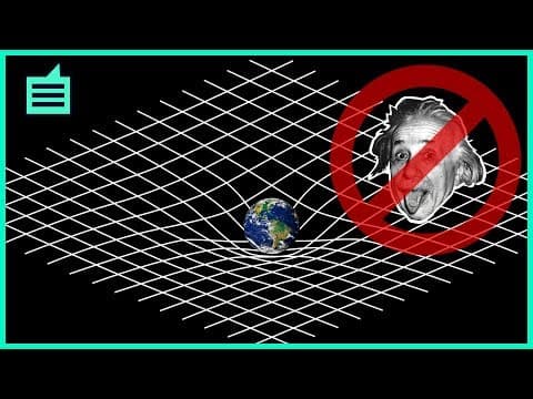 Thumbnail da aula: a teoria de Einstein NÃO é verdadeira