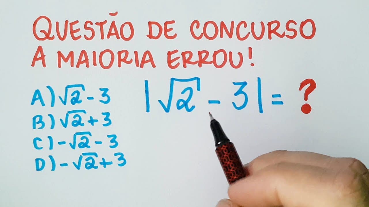 Thumbnail: 🔥 HELP MATEMÁTICA BÁSICA -  Questão de concurso - A maioria errou!  #326