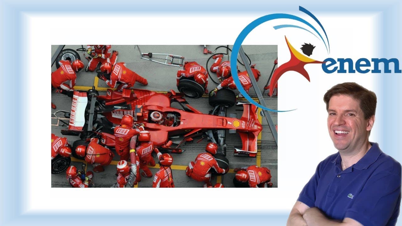 Thumbnail: Uma corrida automobilística os carros podem fazer paradas nos boxes para efetuar trocas de pneus