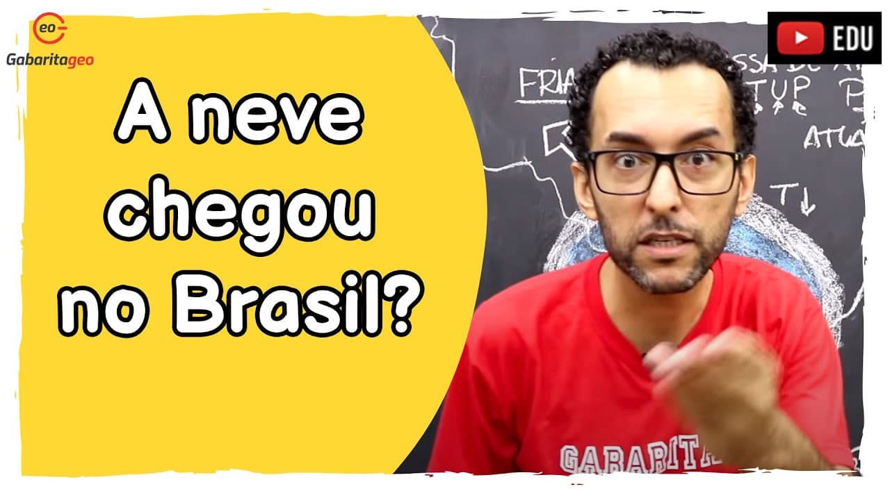 Thumbnail: Como ocorre NEVE no BRASIL |