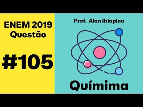 Thumbnail da aula: ENEM - Um teste de laboratório permite identificar alguns cátions metálicos ao introduzir uma...